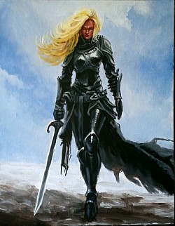 Blonde knight